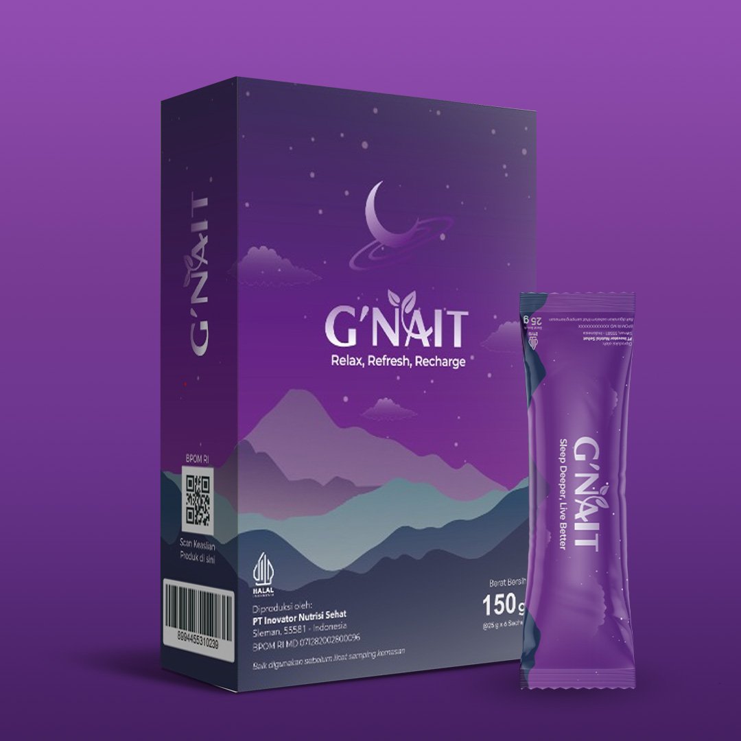 G’NAIT – Minuman herbal untuk tidur nyenyak